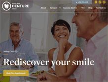 Tablet Screenshot of northyorkdentureclinic.com